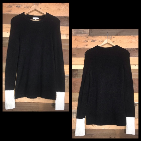 Madewell Merino Wool Alpaca Colorblock Pullover Blend Crewneck Sweater - Picture 8 of 12